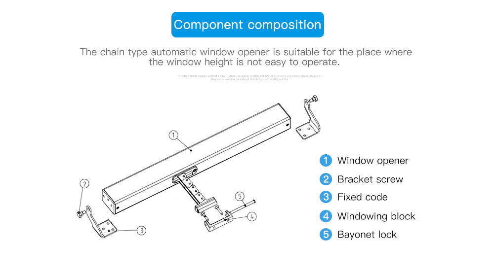 Chain Type Window Opener