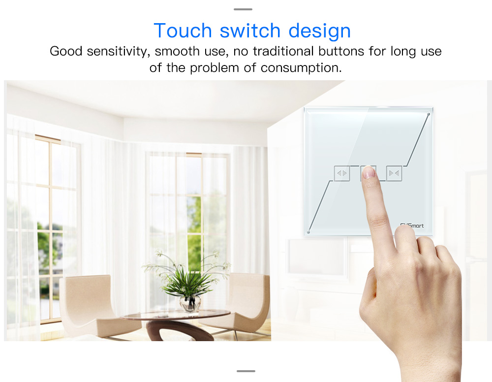 Smart curtains control panel